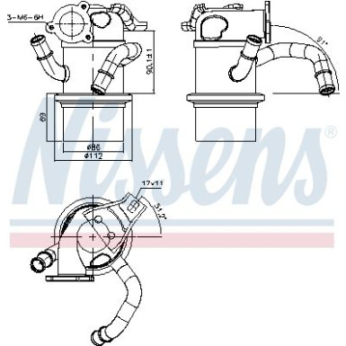 Kühler,Abgasrückführung AUDI A3,Q2,Q3,SKODA,SEAT,VW 11 FIRST FIT 989315