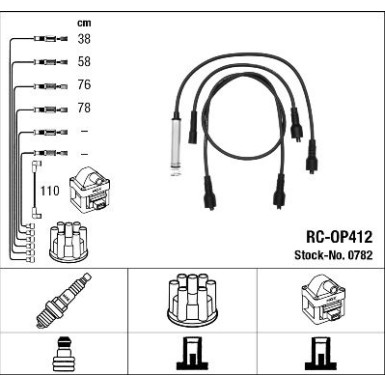 Zündleitungssatz RC-OP412