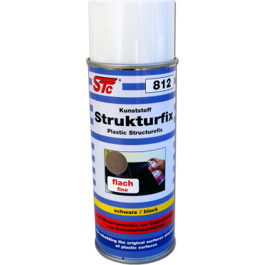 STC Kunststoff Strukturfix schwarz flach 400ml | 7651 STC Kunststoff Strukturfix schwarz flach 400ml | 7651