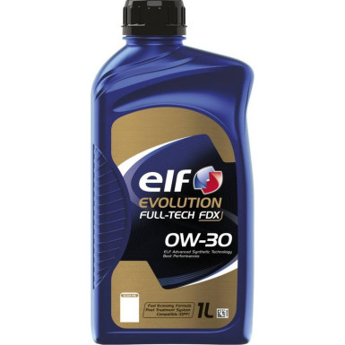 Elf Evolution Full Tech FDX 0W-30 1 Liter ELF EVOLUTION FULL-TECH FDX 0W-30 225541