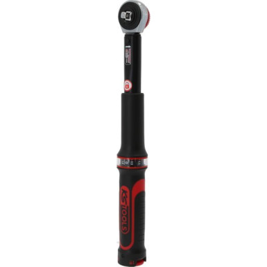 KS TOOLS ERGOTORQUE®Präzisions-Drehmomentschlüssel mit Ratschenkopf mit Drehknopfverstellung 516.1412