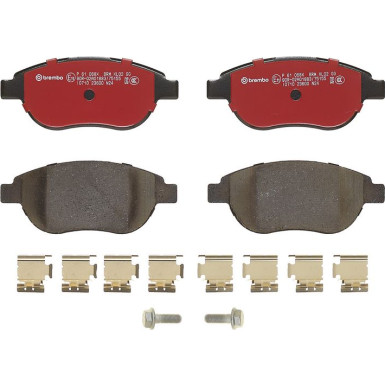 BREMBO Bremsklötze Xtra VA P 61 068X BREMBO Bremsklötze Xtra VA P 61 068X