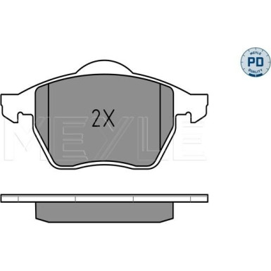Bremsbelagsatz Vw P. A6 01/97 MEYLE-PD: Advanced performance and design 025 230 1820/PD