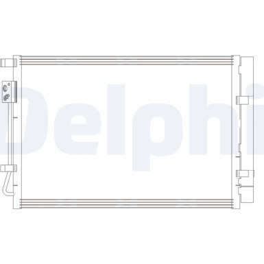 DELPHI Klimaanlagenkühler CF20414 DELPHI Klimaanlagenkühler CF20414