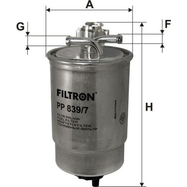 FILTRON Kraftstofffilter PP 839/7