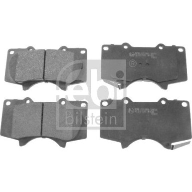 FEBI BILSTEIN Bremsbeläge 16726 FEBI BILSTEIN Bremsbeläge 16726