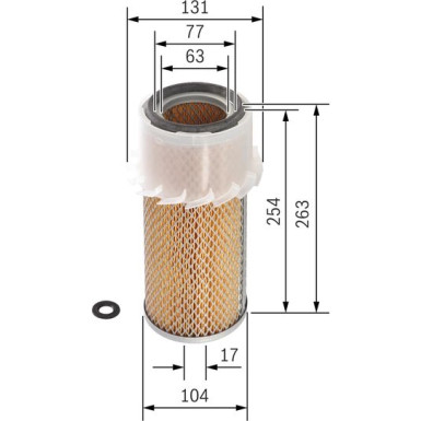 Luftfilter 1457433200 Luftfilter 1457433200
