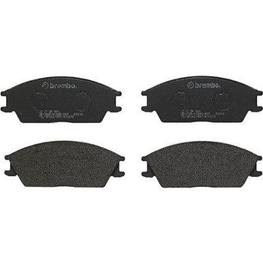 BREMBO Bremsklötze VA P 30 001 BREMBO Bremsklötze VA P 30 001
