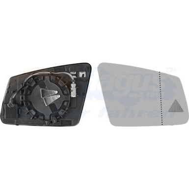 Aussenspiegelglas re. bhz M B E Klasse W212 toter-Winkel-Assistent OE A212-810-2921 HAGUS