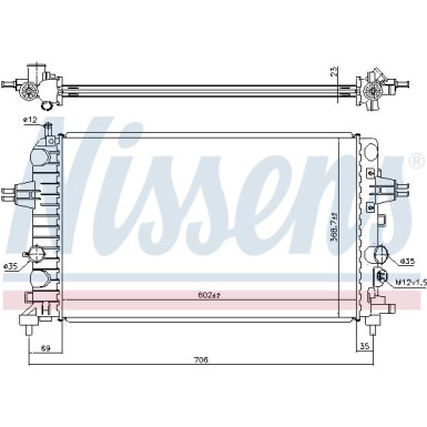 Wasserkühler PKW 63028A