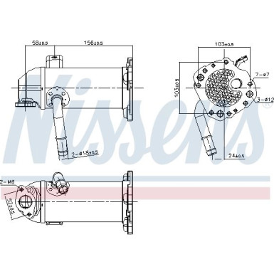 Kühler,Abgasrückführung FORD Tourneo,Transit 12 989431
