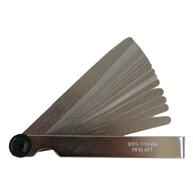 SW-Stahl Ventillehre 20 Blatt 09103SB