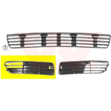 VAN WEZEL Lüftungsgitter, Stoßfänger 0323504 VAN WEZEL Lüftungsgitter, Stoßfänger 0323504