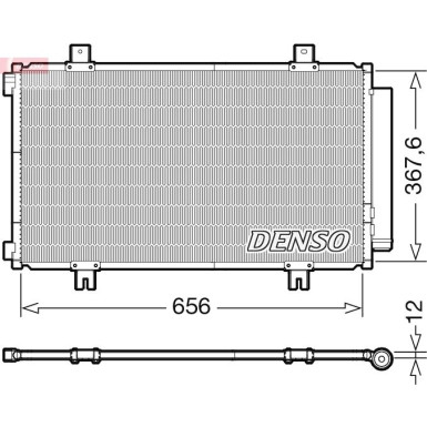 DENSO Kondensator, Klimaanlage DCN47009