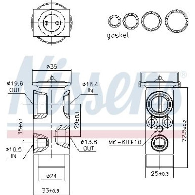 Expansionsventil VW Sharan 00 FIRST FIT 999361