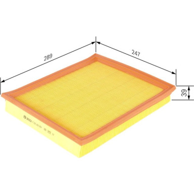 Luftfilter JEEP,NISSAN,HYUNDAI,INFINITI,BEIJING F 026 400 004