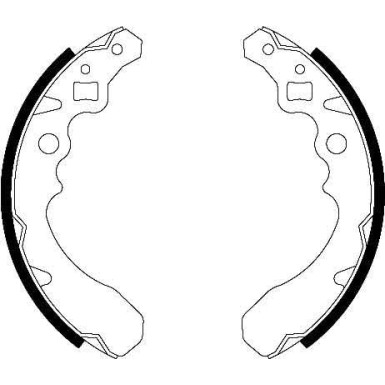 87 461 008 Bremsbacken DAIHATSU Cuore,Move,Sirion 89 GS8282 87 461 008 Bremsbacken DAIHATSU Cuore,Move,Sirion 89 GS8282