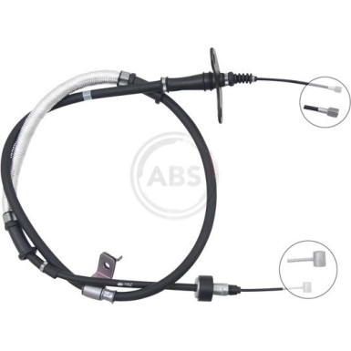 A.B.S. Handbremsseil Seilzug Festellbremse K17514 A.B.S. Handbremsseil Seilzug Festellbremse K17514