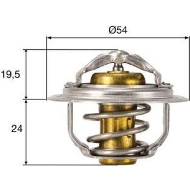 Thermostateinsatz mit Dichtung AUDI A4/A5/A6/Q5 07 BEHR TX 212 82D