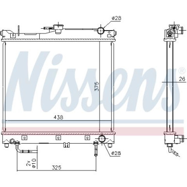 Wasserkühler PKW 641753