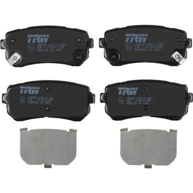 Bremsklötze HA KIA, HYUNDAI TUCSON 15 GDB3636 Bremsklötze HA KIA, HYUNDAI TUCSON 15 GDB3636