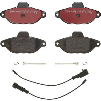 BREMBO Bremsklötze VA FIAT 500,FORD 07 XTRA LINE P 24 147X