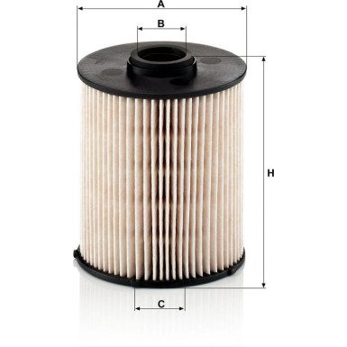 Mann & Hummel Kraftstofffilter PKW MERCEDES,FORD PU 839 X