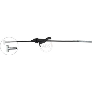 A.B.S. Handbremsseil Seilzug Festellbremse K17501 A.B.S. Handbremsseil Seilzug Festellbremse K17501