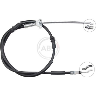 A.B.S. Handbremsseil Seilzug Festellbremse K13872 A.B.S. Handbremsseil Seilzug Festellbremse K13872