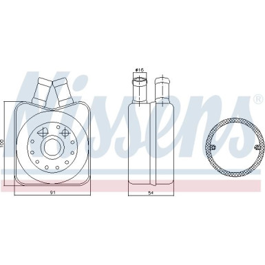 Ölkühler PKW 90606 Ölkühler PKW 90606