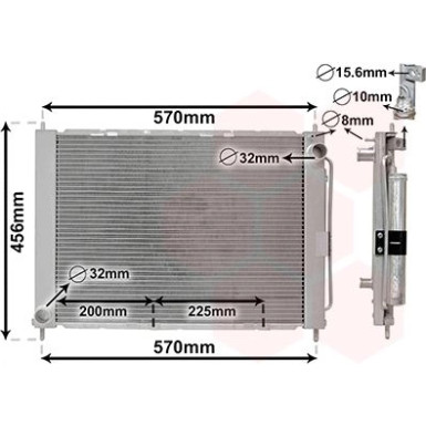VAN WEZEL Kühlmodul 4300M499 VAN WEZEL Kühlmodul 4300M499