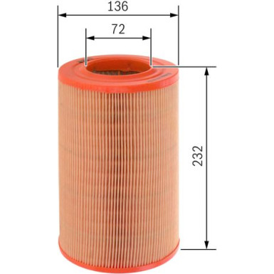Luftfilter 1457433154 Luftfilter 1457433154