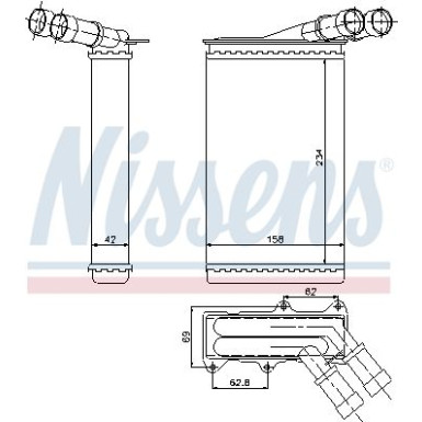NISSENS Heizkörper 71146 NISSENS Heizkörper 71146