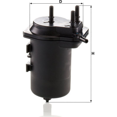 Mann & Hummel Kraftstofffilter PKW Nissan,Renault 1,5dCi WK 939/7