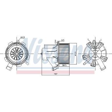 Innenraumgebläse Smart For-Two 07 87208