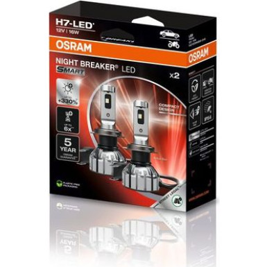 H7 NIGHT BREAKER LED SMART +330% StVZO-Konforme LED 2St. OSRAM 64210DWNBSM-2HB