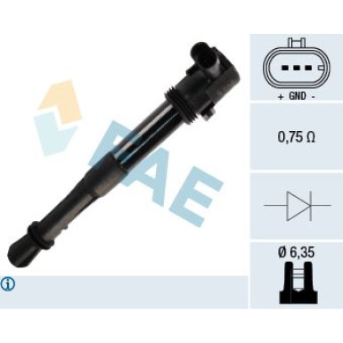 FAE Sensor, Saugrohrdruck 15022