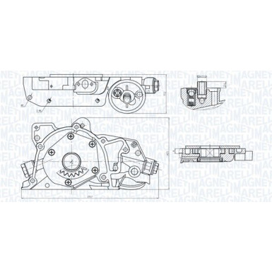 MAGNETI MARELLI Ölpumpe 351516000045 MAGNETI MARELLI Ölpumpe 351516000045