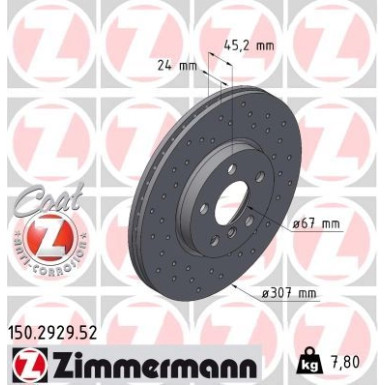 Bremsscheibe VA Sport 150.2929.52 Bremsscheibe VA Sport 150.2929.52