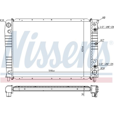 Wasserkühler PKW 65538A