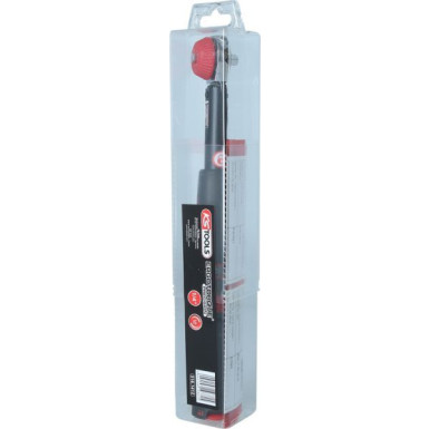 KS TOOLS ERGOTORQUE®Präzisions-Drehmomentschlüssel mit Ratschenkopf mit Drehknopfverstellung 516.1412