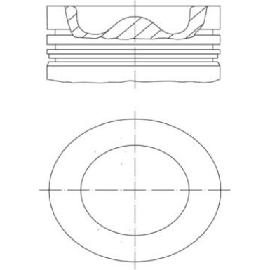 MAHLE Kolben 039 PI 00127 000