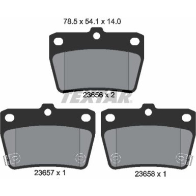 Bremsbelagsatz Toyota T. Rav-4 2365601