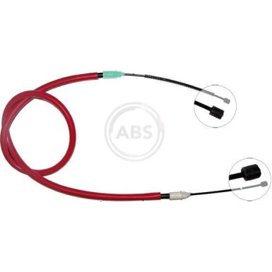A.B.S. Handbremsseil Seilzug Festellbremse K19625 A.B.S. Handbremsseil Seilzug Festellbremse K19625