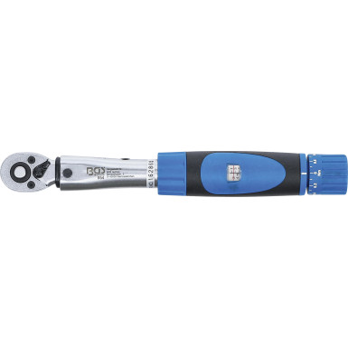 BGS Drehmomentschlüssel Abtrieb Außenvierkant 6,3 mm (1/4 ) 1 - 6 Nm 954