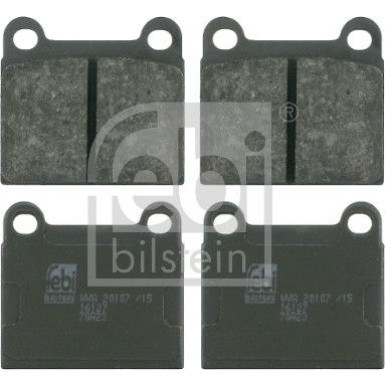 FEBI BILSTEIN Bremsbeläge 16127 FEBI BILSTEIN Bremsbeläge 16127