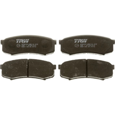 Bremsklötze HA TOYOTA Hilux,Land Cruiser 90 COTEC GDB1182 Bremsklötze HA TOYOTA Hilux,Land Cruiser 90 COTEC GDB1182