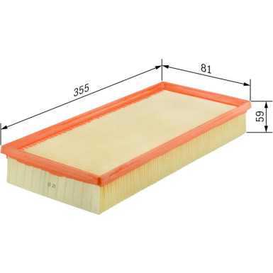 Luftfilter F 026 400 387 Luftfilter F 026 400 387