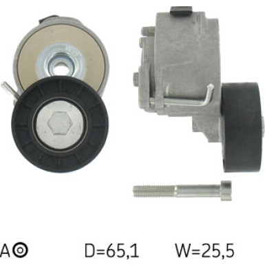 Spannrolle Multi-V ALFA 159,OPEL Astra H,Vectra C VKM 32046
