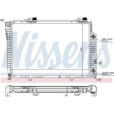 Wasserkühler PKW 62756A Wasserkühler PKW 62756A
